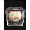 Image 1 : RON KITTLE SIGNED BASEBALL WITH COA AND CASE