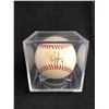 Image 1 : JEFF FRANCOUER SIGNED BASEBALL WITH DISPLAY CASE