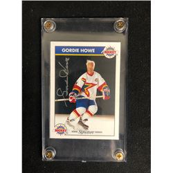 GORDIE HOWE SIGNED MASTERS ZELLERS HOCKEY SIGNATURE SERIES CARD