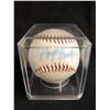 Image 1 : BRETT BUTLER SIGNED BASEBALL WITH COA AND DISPLAY COA