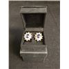 Image 1 : BLUE TOPAZ 14K GOLD EARRINGS