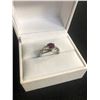 Image 2 : STERLING SILVER WITH RUBY WOMENS RING