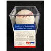 Image 2 : DON BAYLOR SIGNED BASEBALL WITH COA AND CASE