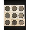 Image 1 : LOT OF 9 CANADIAN SILVER DOLLARS