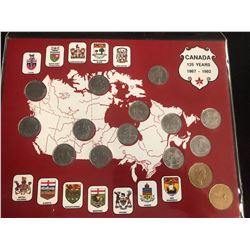 1867-1992 CANADIAN  DOLLAR AND QUARTER SET COMPLETE
