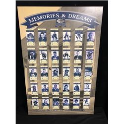 MEMORIES AND DREAMS TORONTO MAPLE LEAFS 24 X 36 DISPLAY