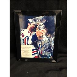 FRAMED AND SIGNED DOUG LIDSTER 8 X 10 WITH COA