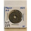 Image 1 : 1924 France 10 Cents Extra Fine Grade