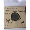 Image 1 : 1917 F Germany Pfenning in Very Fine Grade