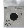 Image 1 : 1941 WWII Germany 1 Pfenning Nice Early Coin