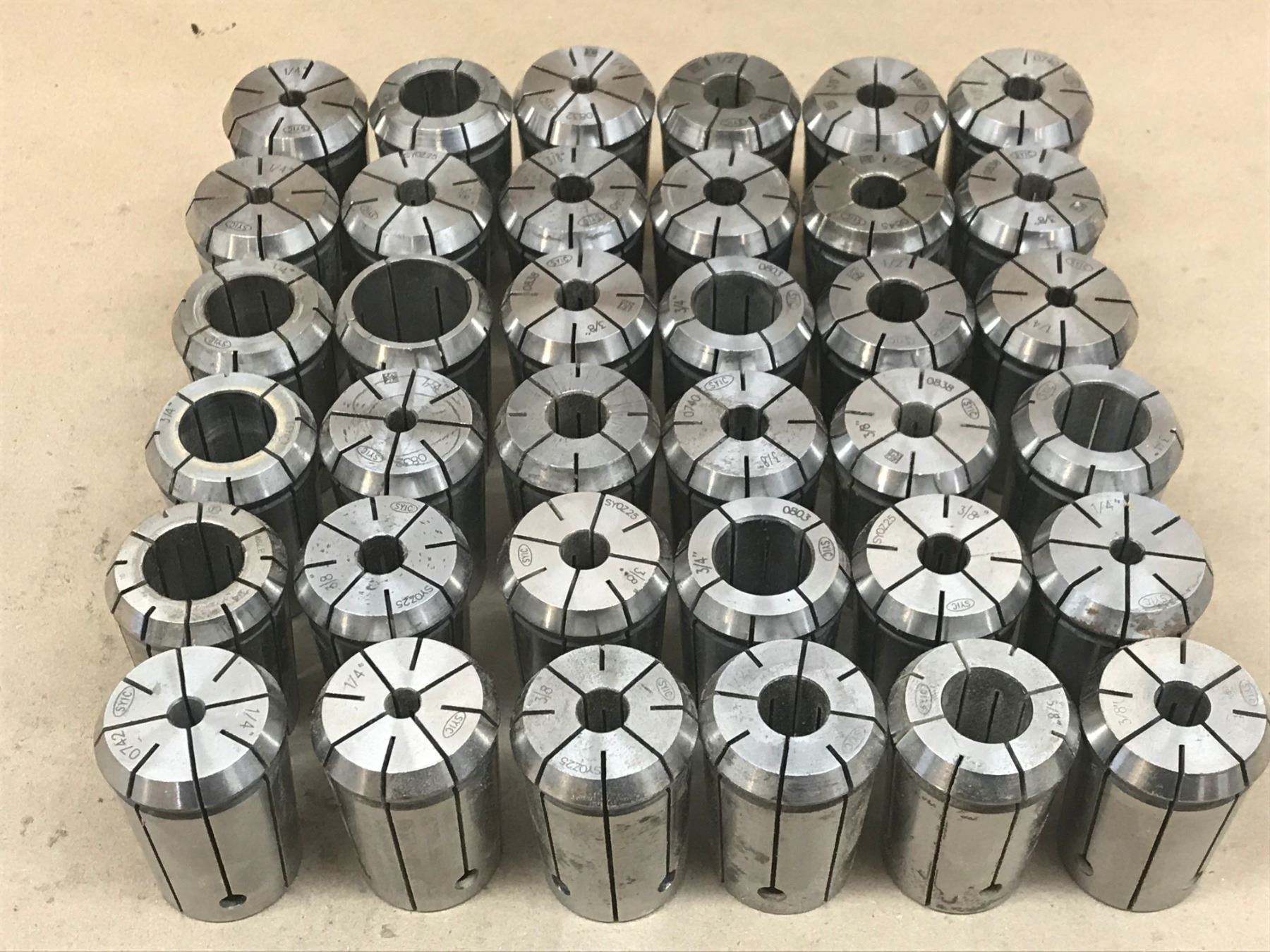 LOT OF SYIC ER40 MISC. COLLET