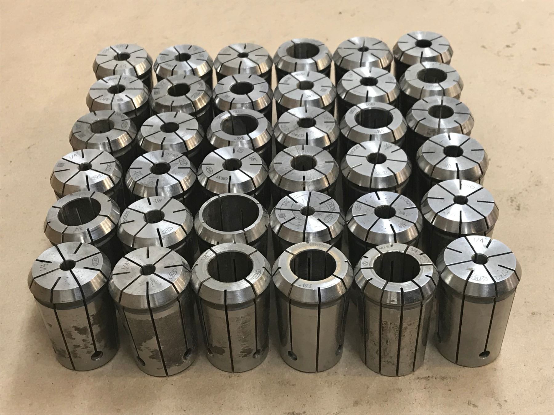 LOT OF SYIC ER40 MISC. COLLET