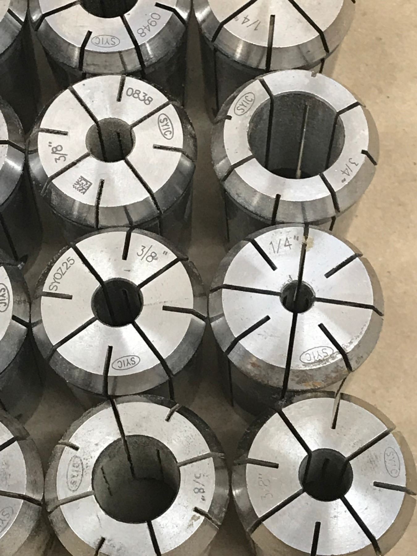 LOT OF SYIC ER40 MISC. COLLET - BTM Industrial
