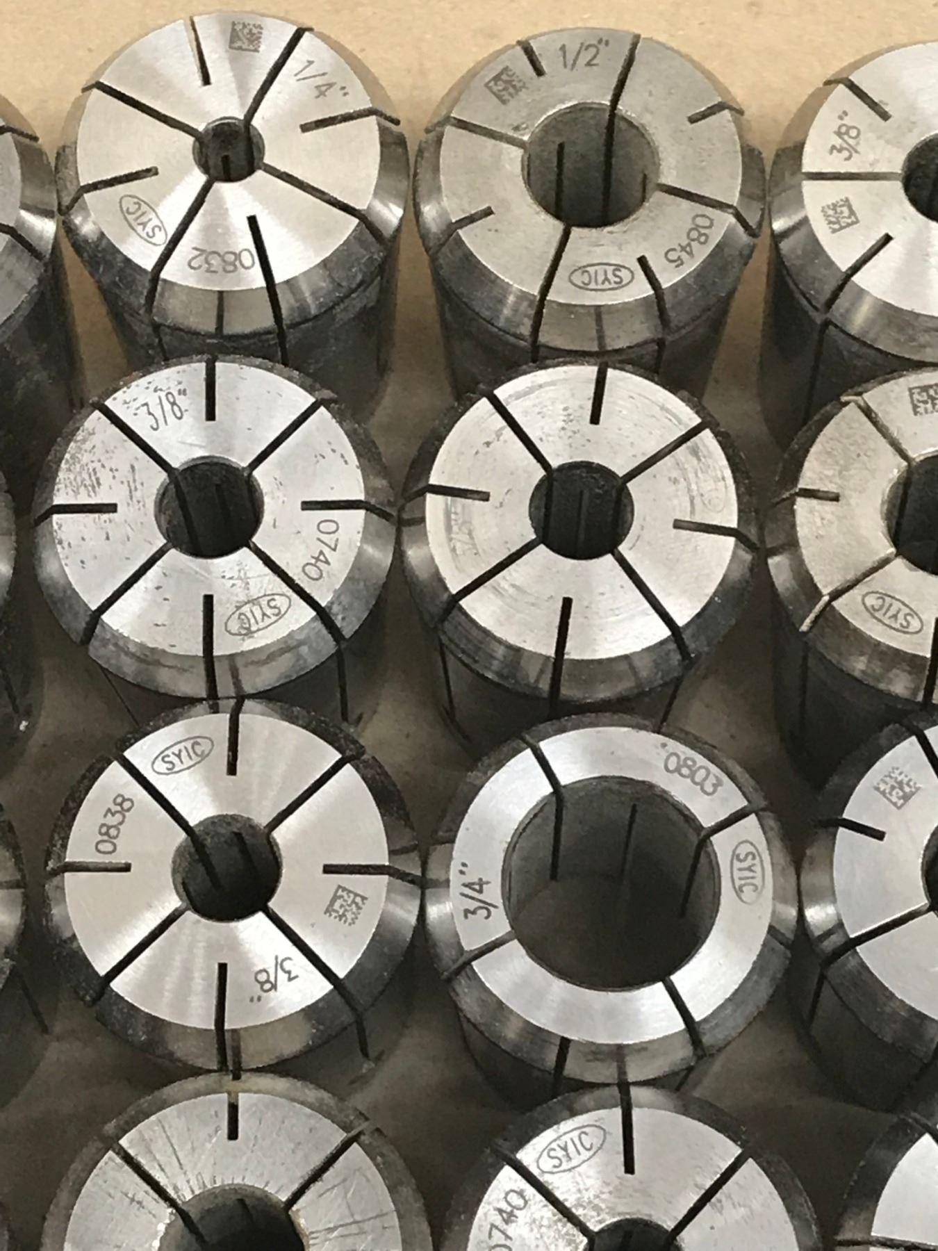 LOT OF SYIC ER40 MISC. COLLET