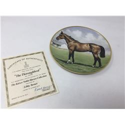 Kaiser Porcelain- The Thoroughbred Plate with Certificate