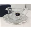 Image 2 : Bohemia Crystal Gravy Boat Set