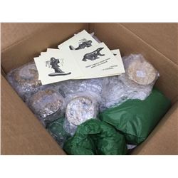 Box of Hand Carved Soapstone Pieces