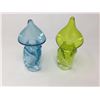Image 1 : Set of Handblown Glass Bud Vases