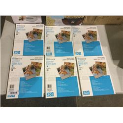 Office Letter Size Photo Paper 30 Sheets Lot of 6
