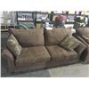 Image 4 : NEWChoco Sofa, Love Seat Set and Sofa Chair w/ Throw Pillows Lot of 3