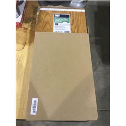 Case of laminated shelving 12 x 24 inches x 5