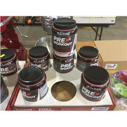 Case of 6 x 480g Kaizen Pre Workout pink lemonade