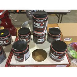 Case of 6 x 480g Kaizen Pre Workout pink lemonade