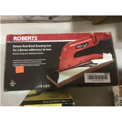 Roberts deluxe heat bond seaming iron