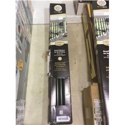 Case of round railing balusters