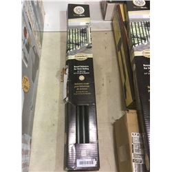 Case of round railing balusters