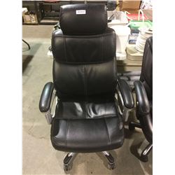 Leather black executive chair