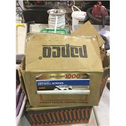 case of #6 x 1 1/4 drywall screws