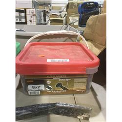 Case of #8 x 2 inch floor screws