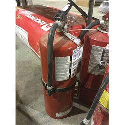 Red fire extinguisher 30lb