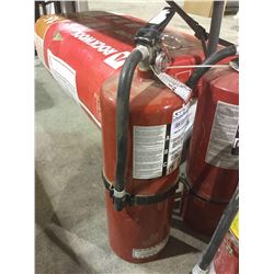 Red fire extinguisher 30lb