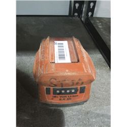 Milwaukee 18V lithium battery