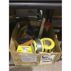 Box of fasteners and misc