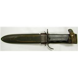 Vietnam Era Fighting Knife made from bayonet.