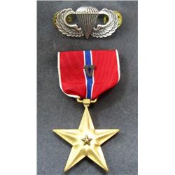VIETNAM ERA BRONZE STAR WITH V & AIRBORNE