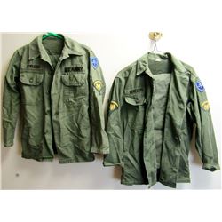 2 SETS VIETNAM OD GREEN UNIFORMS