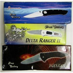 NOS FROST CUTLERY KNIVES LOT.