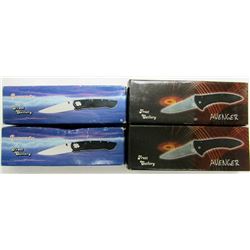 NOS FROST CUTLERY LOCK BACK KNIFE LOT 4 TOTAL