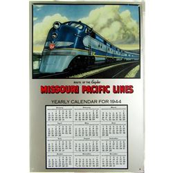 VINTAGE MISSOURI PACIFIC LINES 1944 CALANDER