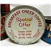 Image 2 : 3 VINTAGE COFFE CANS BOSCUL BREAKFAST CHEER