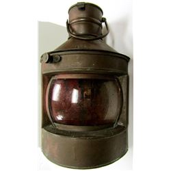 ANTIQUE SHIP "PORT" LANTERN