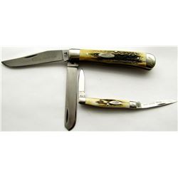 VINTAGE 1975 (4 DOT) CASE RAZOR EDGE POCKET KNIVES