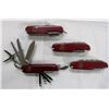 Image 1 : 4 VINTAGE SWISS ARMY KNIVES