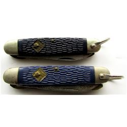 2 VINTAGE CAMILLUS CUB SCOUT KNIVES.