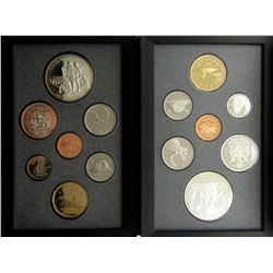 2-CANADA PROOF SETS:  1990 & 1989 W/ COAs