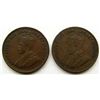 Image 2 : 1920 & 1932 CANADA CENTS; (15) SILVER CANADA